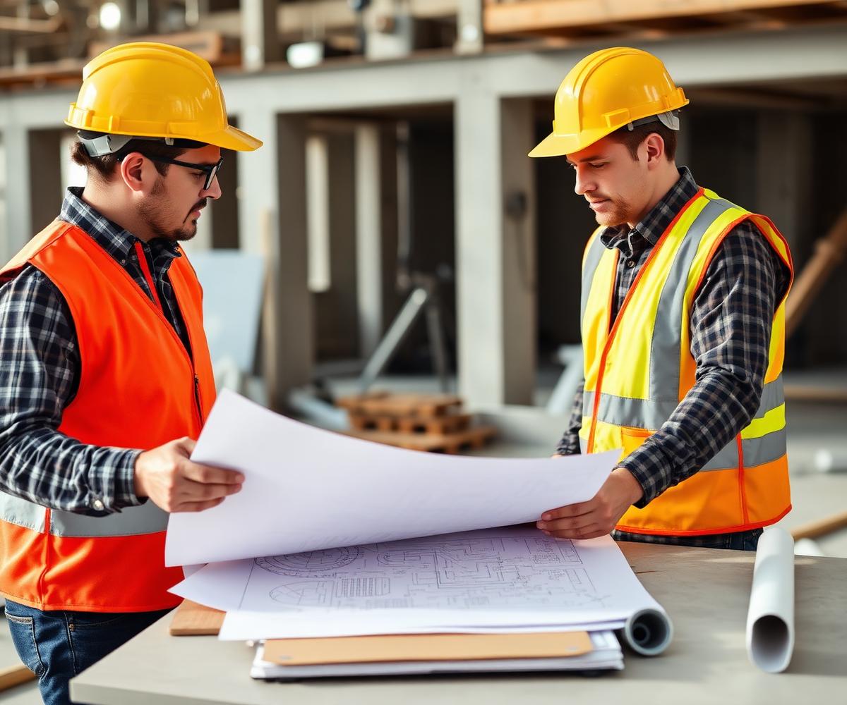 Fogo Contractors professionals reviewing project plans on site
